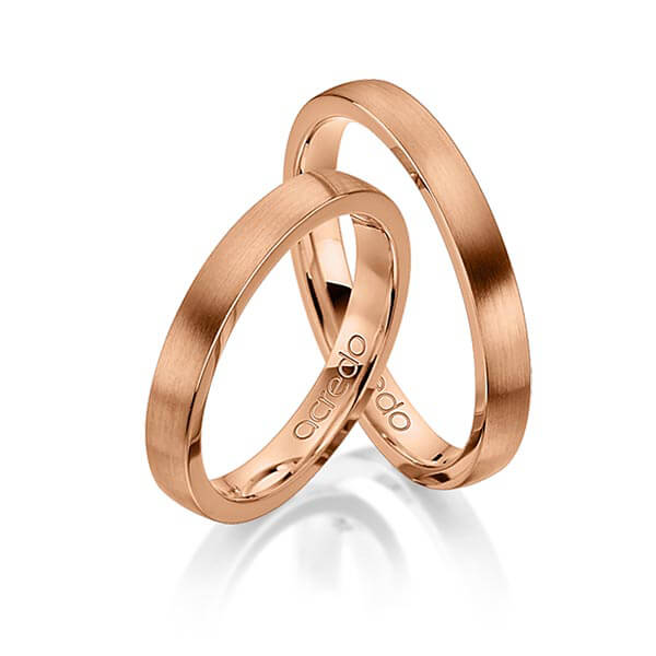 Trouwringen - Rood goud - A-1295-5