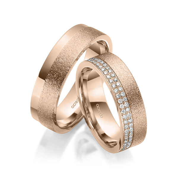 Trouwringen - Rood goud - A-2053-11
