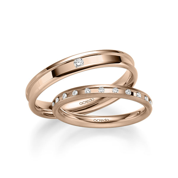 Trouwringen - Rood goud - A-2232-7