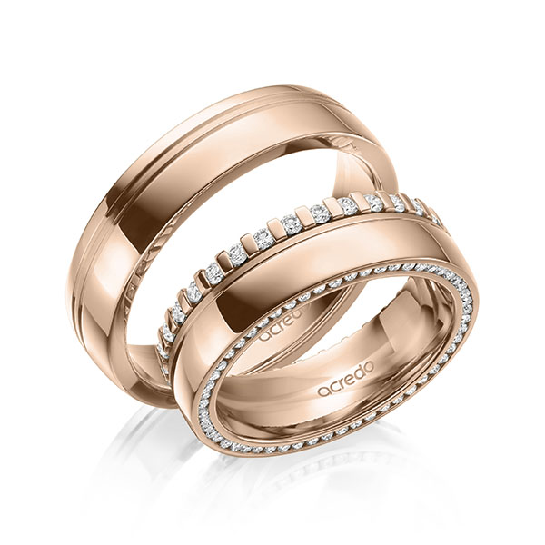 Trouwringen - Rood goud - A-2101-5