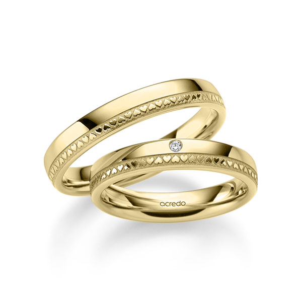 Trouwringen - Geel goud - A-2375-7