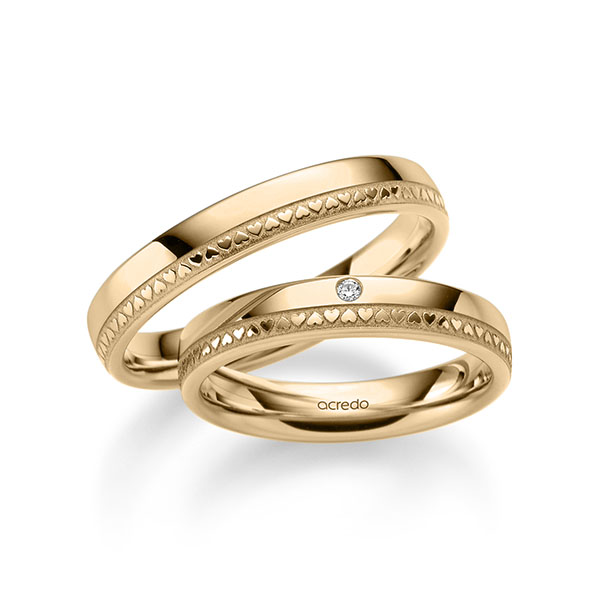 Trouwringen - Rosé goud - A-2375-8