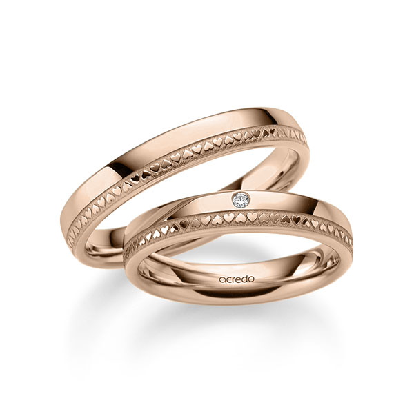 Trouwringen - Rood goud - A-2375-10