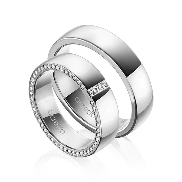 Trouwringen - Platina - A-1539-8