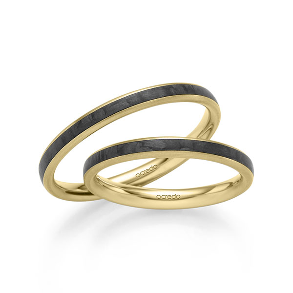 Trouwringen - Geel goud - S-1307-3