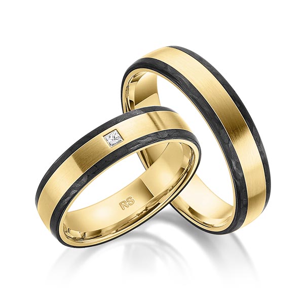 Trouwringen - Geel goud - S-1190-2