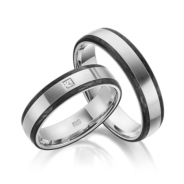 Trouwringen - Platina - S-1190-4