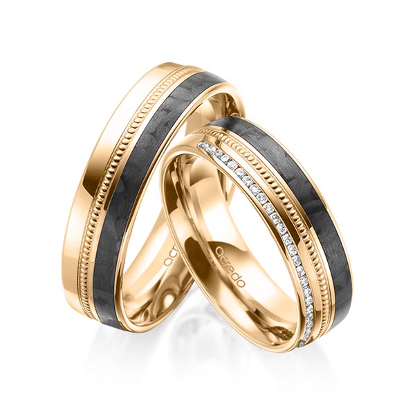 Trouwringen - Rosé goud - S-1191-6