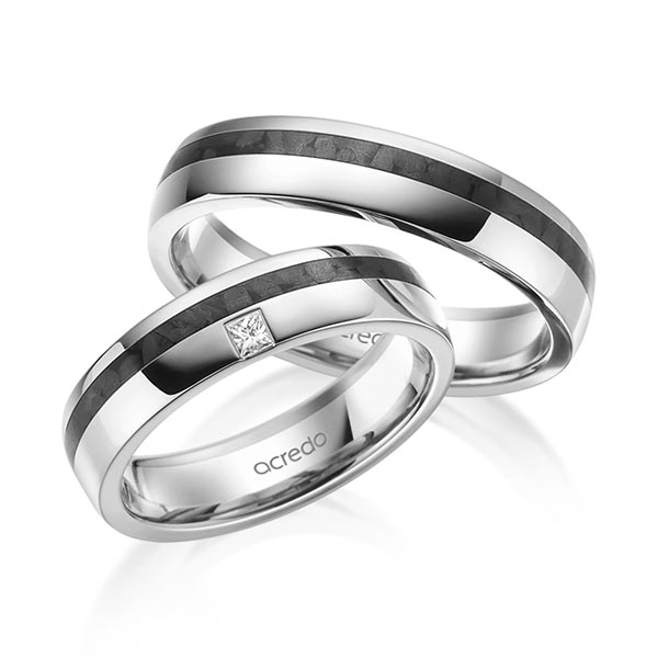 Trouwringen - Platina - S-1195-4