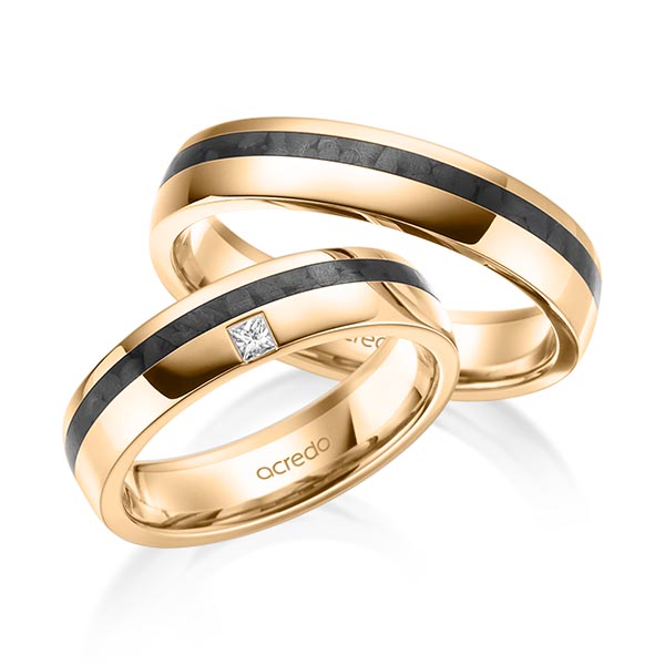 Trouwringen - Rosé goud - S-1195-5