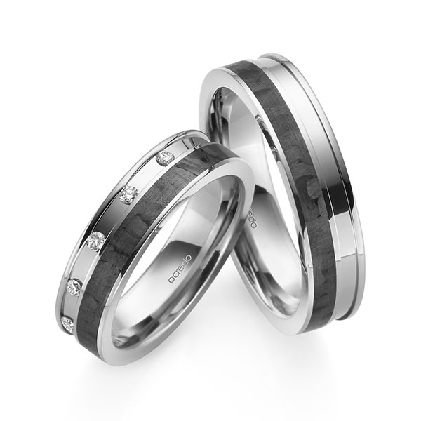 Trouwringen - Wit goud - S-1194-9
