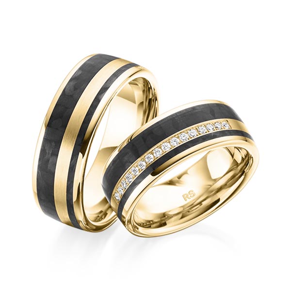 Trouwringen - Geel goud - S-1180-3