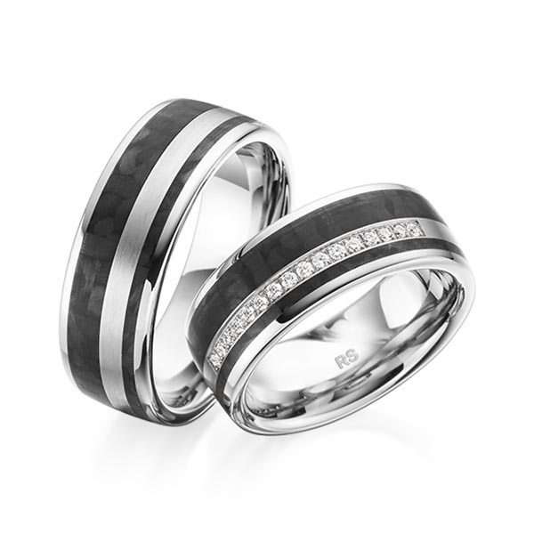 Trouwringen - Platina - S-1180-1