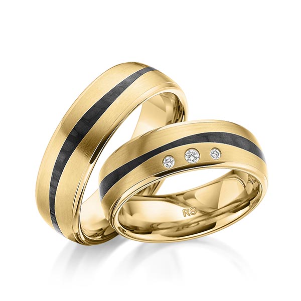 Trouwringen - Geel goud - S-1178-3