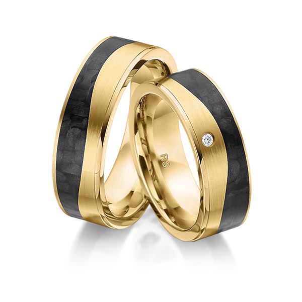 Trouwringen - Geel goud - S-1176-3
