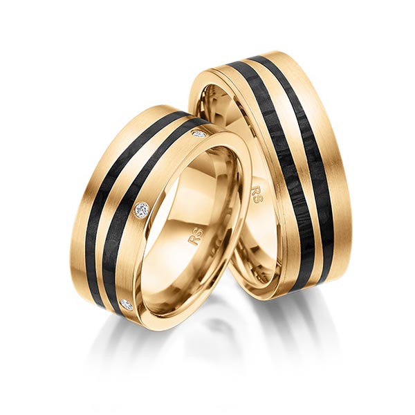 Trouwringen - Rosé goud - S-1173-2