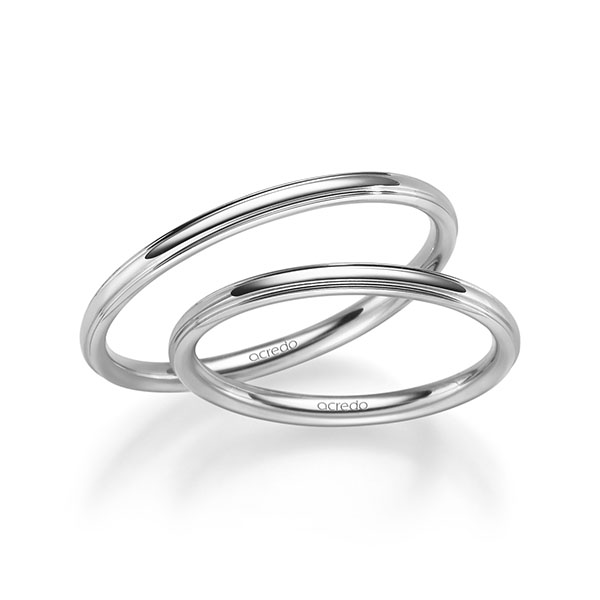 Trouwringen - Wit goud - S-1280-9