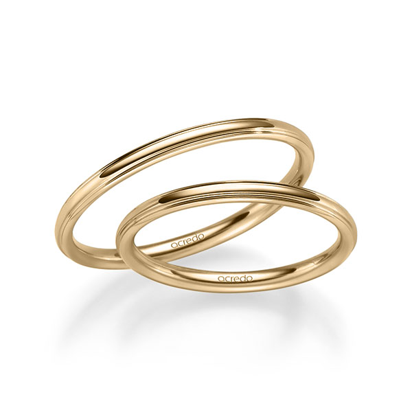 Trouwringen - Rosé goud - S-1280-7