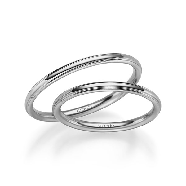 Trouwringen - Platina - S-1280-6