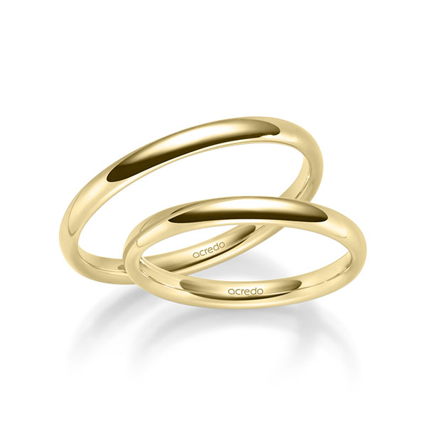 Trouwringen - Geel goud - S-1262-1