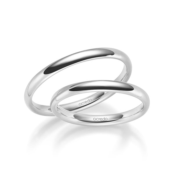 Trouwringen - Wit goud - S-1262-5