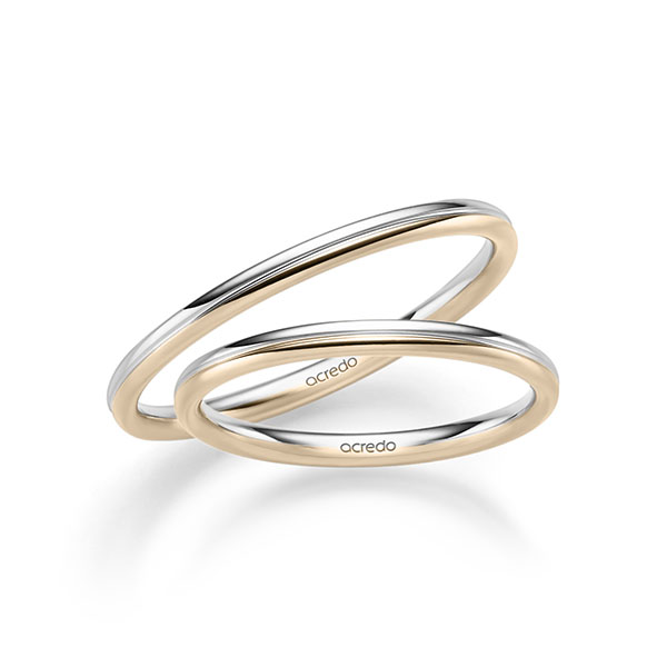 Trouwringen - Signature Goud/Wit goud - A-2525-1