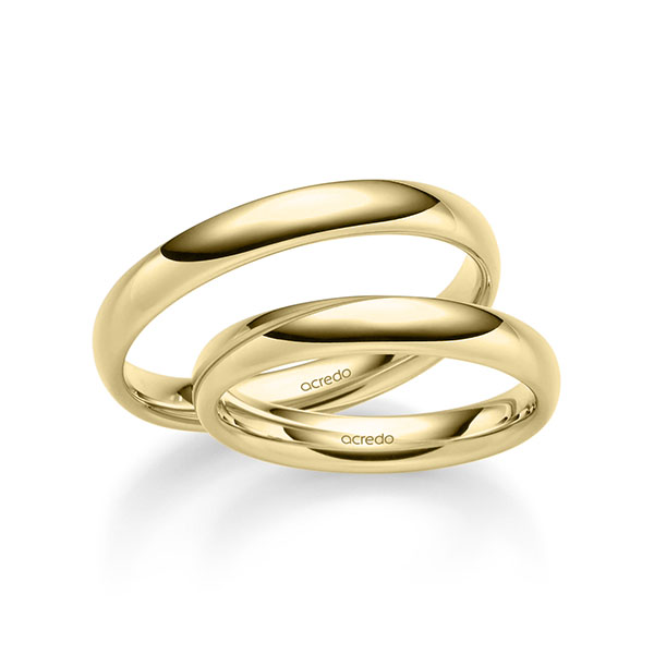Trouwringen - Geel goud - S-1292-3