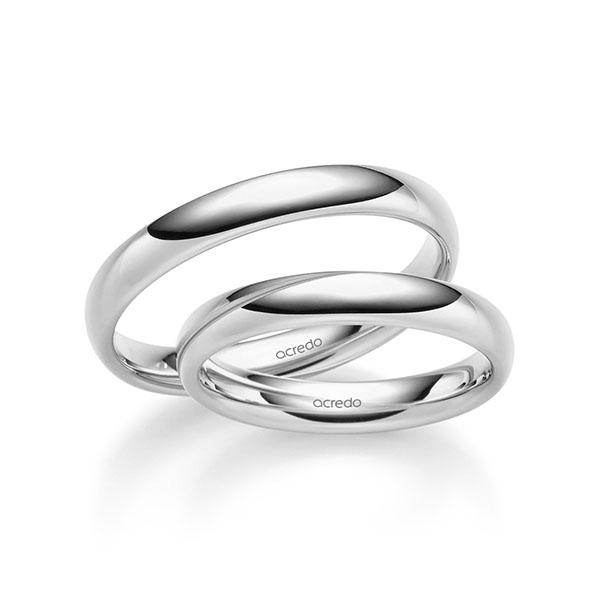 Trouwringen - Wit goud - S-1292-6
