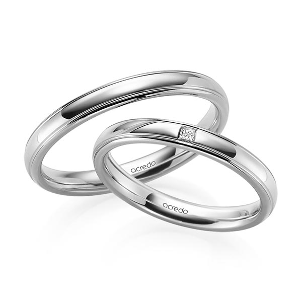 Trouwringen - Platina - S-1227-8