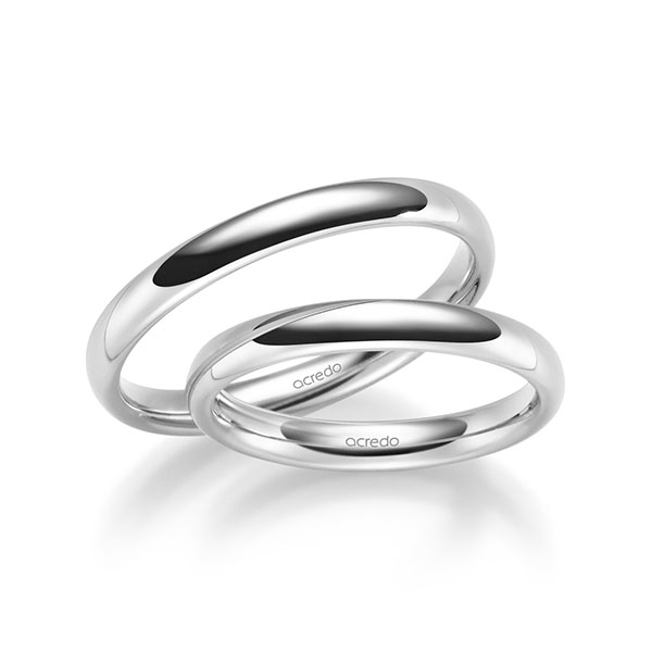 Trouwringen - Wit goud - S-1263-5