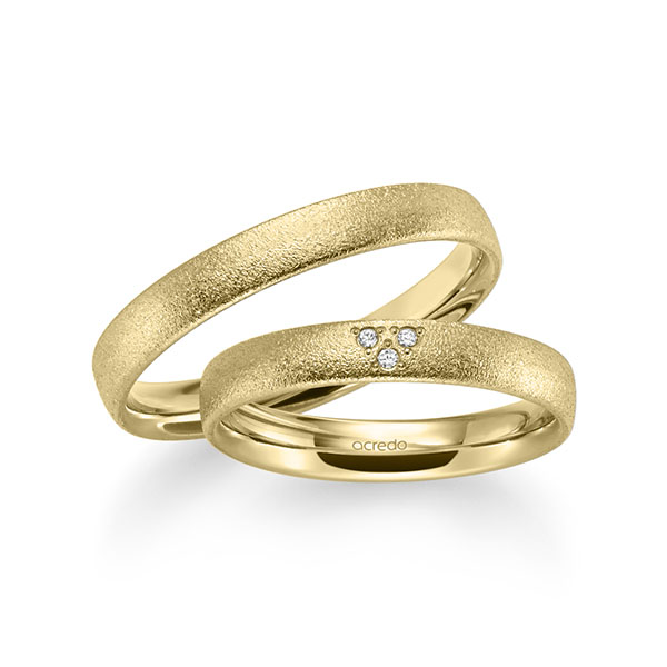 Trouwringen - Geel goud - S-1252-6