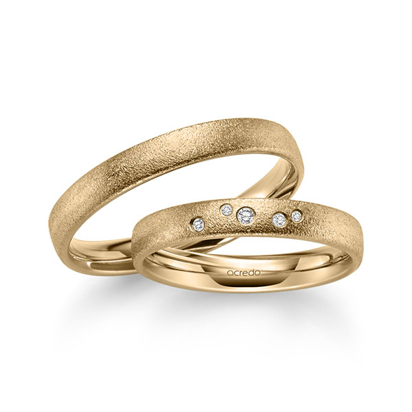 Trouwringen - Rosé goud - S-1250-8