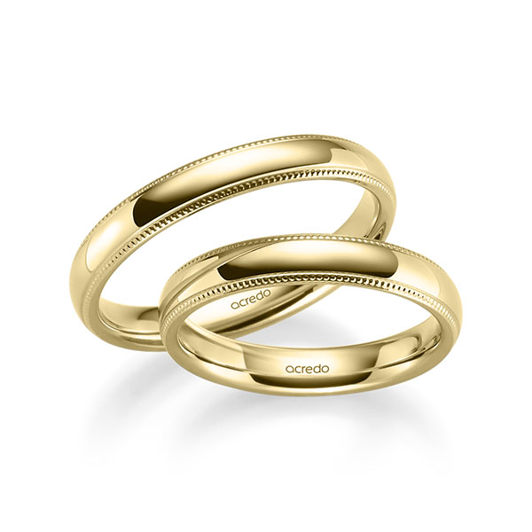 Trouwringen - Geel goud - S-1273-2