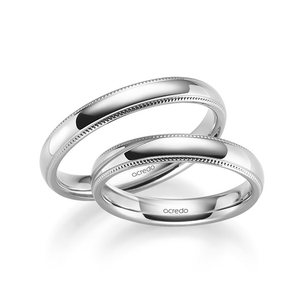 Trouwringen - Wit goud - S-1273-1