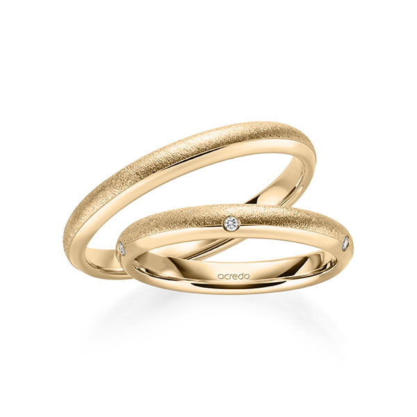 Trouwringen - Rosé goud - S-1257-3