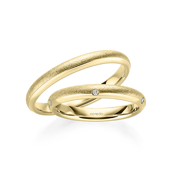 Trouwringen - Geel goud - S-1257-1