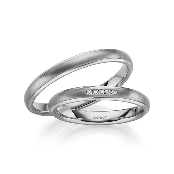 Trouwringen - Platina - S-1256-3