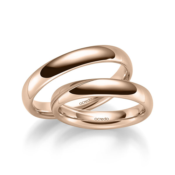 Trouwringen - Rood goud - S-1265-5