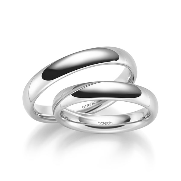 Trouwringen - Wit goud - S-1265-1