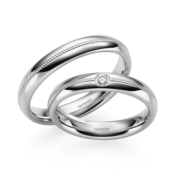 Trouwringen - Platina - S-1238-5