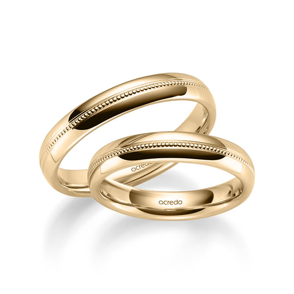 Trouwringen - Rosé goud - S-1274-4