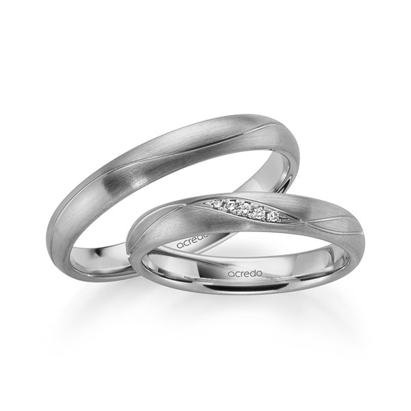 Trouwringen - Platina - S-1254-3
