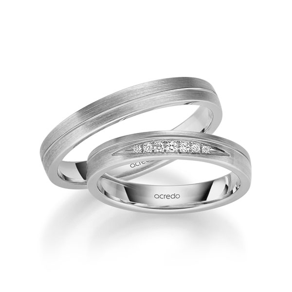Trouwringen - Platina - S-1255-16