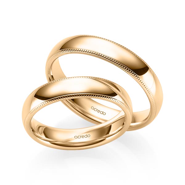 Trouwringen - Rosé goud - S-1239-4