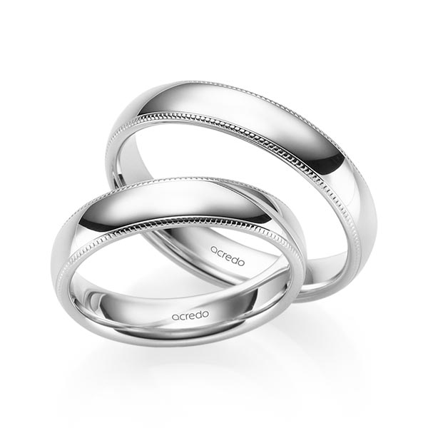 Trouwringen - Wit goud - S-1239-1