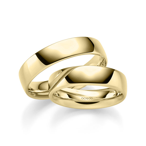 Trouwringen - Geel goud - S-1296-3