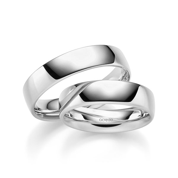 Trouwringen - Wit goud - S-1296-6