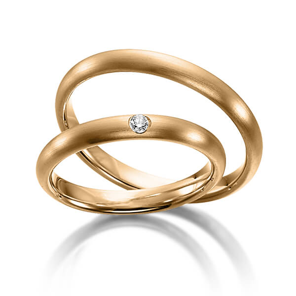 Trouwringen - Rosé goud - S-1112-4