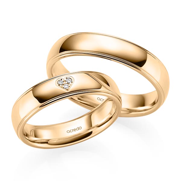 Trouwringen - Rosé goud - S-1231-7
