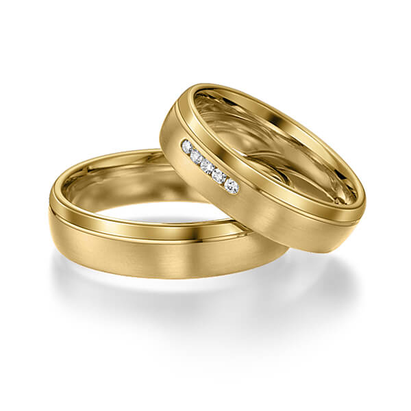Trouwringen - Geel goud - S-1111-6
